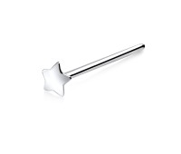 Little Star Silver Straight Nose Stud NSKA-03s